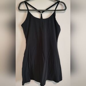 Outdoor Voices Black Outdoor Skort Dress Adjustable Straps Vacation Travel